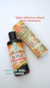 SATTO Millennium Hair Tonic Shampoo/Serum Herbal Ginseng