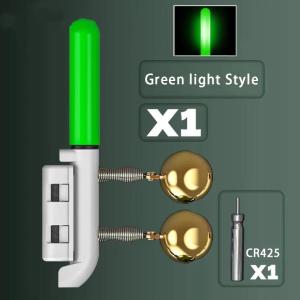 EELHOE | New Fishing Rod Tip Light With Bell Alarm Bite Triggered Flash Long Battery Life For Night FishingAcc