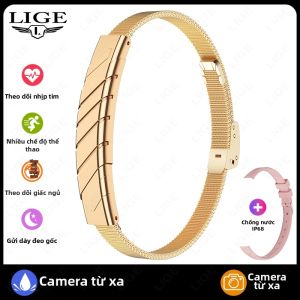 LIGE | Vòng Đeo Tay Thông Minh Theo Dõi Sức Khỏe Dành Cho Nam Nữ Theo Dõi Nhịp Tim Giấc Ngủ Chống Nước IP68 Đồng Hồ Thể Thao Điện Tử