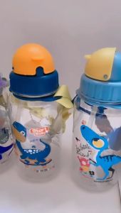 EPLAS 500ml/550ml Kids Water Bottle with Straw & Strips Botol Air Kanak-kanak BPA Free EGB-500BPA EGB-550BPA 儿童太空水瓶