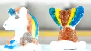 [พร้อมส่ง]ตุ๊กตาระบายสี ตุ๊กตาปูนปลาสเตอร์ ม้ายูนิคอร์น  หางนางเงือก ชุดระบายสีปูนปลาสเตอร์ มีแปรงและจานสีให้