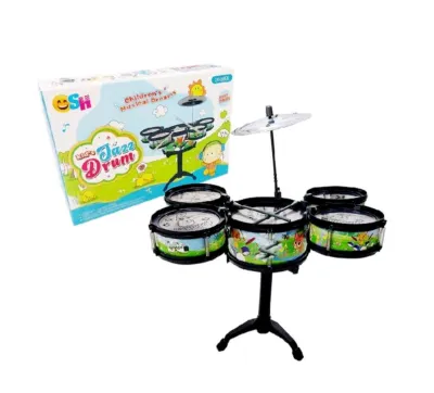 DRUM SET MINI ANAK MAINAN DRUM SET MINI DRUM MINI DRUM SET DRUM JAZZ KURSI MAINAN ANAK LAKI LAKI