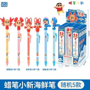 LDCX Anime Crayon Shin-Chan Suddenly Turn Hostile Pen 0.5mm Gel Pen Sign Press Pen Student Supplies Stationery Wholesale