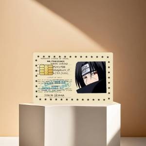 NARUTO | Comic N-NARUTO Laser Card Stickers For ID Cards Transit With Daily Commute School library Door Bank