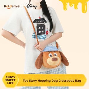 Potdemiel | Toy Spring Dog Plush Keychain Crossbody Bag