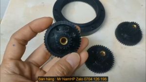 Bộ bánh răng động cơ Sanyo xe đạp điện bánh răng mới thay thế cho động cơ sanyo nắp nhôm và nhựa