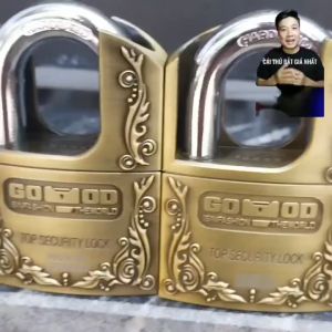 Ổ khóa chống trộm hàng cao cấp Liên Bang Đức-Chất Liệu Hợp Kim Gang Nguyên Khối