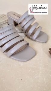 DALLEYA COLLECTION - Golia Big Heels / Chunky Heel Kronjo Wanita Real Pict Casual Trendy Berkualitas by Lily Shoes