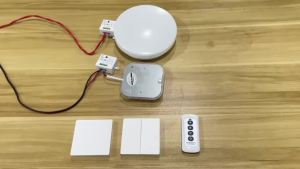 1 2 3 Channel Button 86 Type Wall Panel RF 433Mhz Remote Controller for RF433 Smart Switch RF433 for Home Led Light Lamp Fan