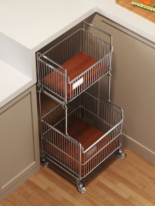 Multi-functional Tiered Storage Rack