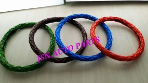 J136S13 LEATHER STEERING COVER 42CM 45CM 47CM UNIVERSAL USE FOR ALL LORRY TRUCK PEMBALUT STERENG PRICE FOR 1 PC