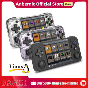 Anbernic | Anbernic RG35XX H Hand-held Consoles For Playing Video Games 3.5-inch IPS 640*480 Screen Retro Game Player 3300 mAh 5000+ Games