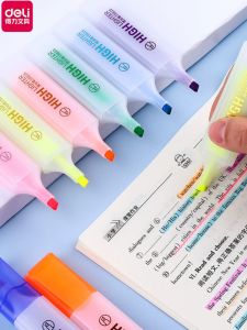 deli | Dụng Cụ Highlight Đa Màu Bảo Vệ Mắt Dung Lượng Lớn