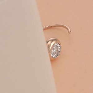 Chow Sang Sang 周生生 Lets Play Ear Play 18K Rose Gold Diamond Single Earrings 93704E 93705E 93707E