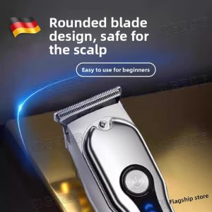 MONLEYTA | German Precision Electric Hair Clipper Home Use Self Haircut Shaving Machine Bald Carving Tool Fast Charging Universal Voltage