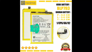 Baterai High Quality BLP793 Compatible Hp Narzo 20 / Narzo 30A / Narzo 50A / Realme C12 / C15 / C25 / C25S Battery Batre