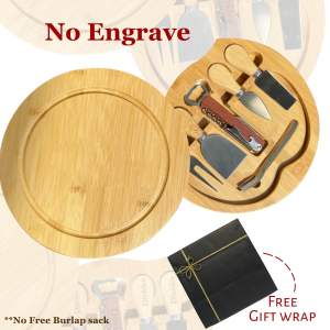 Bamboo Cheese Board Swiveling 10 inch Round Charcuterie Board Serving Tray Platter Corporate Gifts Christmas Gift Wedding Giveaway Giveaways Ninang Ninong Principal Sponsor Wooden Bottle Opener Wine Opener Cheeseboard