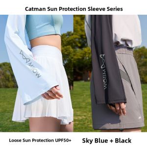 MiiOW | Sun Protection Sleeve Covers For Women And Men Ice Silk Loose Large Size UV Protection Arm Covers Cool Sensation Hand Sleeve
