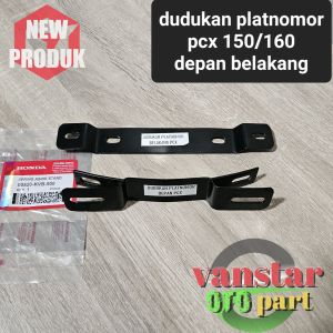 dudukan plat nopol platnomor DEPAN BELAKANG pcx 150 160 komplit