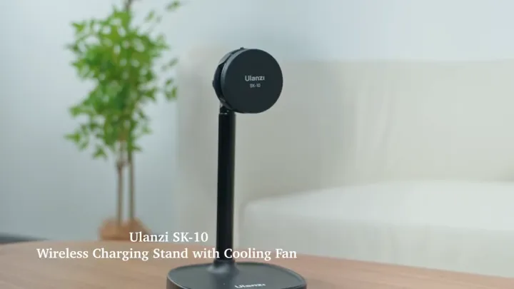 Ulanzi SK-10 Magnetic Wireless Charging Cooling Fan Phone Stand