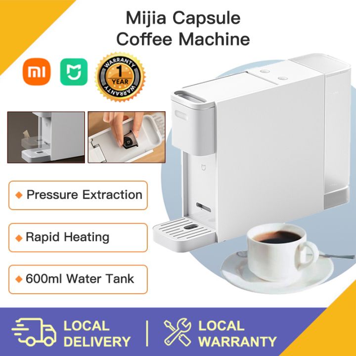 XIAOMI MIJIA S1301 Automatic Coffee Machine Espresso Capsule Coffee ...