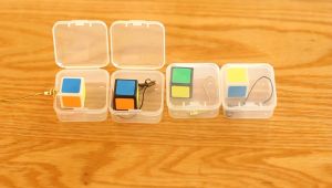 Cube Puzzle Z-Cube 1x1x1 WhiteBASE 1x1 Gantungan kunci tali