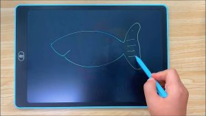 Bảng viết điện tử 3D Đa Sắc Bảng vẽ dành cho bé tự xóa thông minh màn hình LCD đồ họa bút dạy học