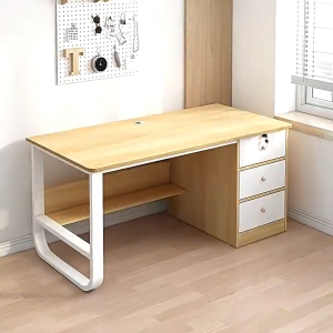 Desk computer table desktop simple home student writing table with drawer bedroom writing table office storage table电脑桌