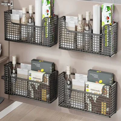 Wall Mounted Door Rear Non-drilling Storage Rack