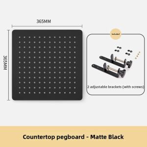 YIBANQI | Magnetic No-Drill Grid Panel Shelf Organizer