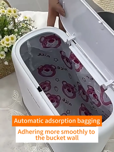 Joybos 15L Rubbish Bin Rectangular With Lid Trash tong Kitchen Waste Bin Bathroom Garbage BinToilet Trash Can Bucket