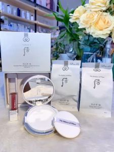 Set Phấn nước The History of  Radiant White Moisture Cushion Foundation Special Set (tặng kèm Son + 2 Lõi Phấn)
