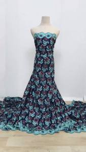 Kalume Lace 2025 High Quality African Cotton Lace Fabric in Switzerland Nigerian Swiss Voile Lace Women Dresses Material for Sew