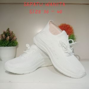 Sepatu wanita Putih /sepatu Fashion / Sepatu Wanita baru / Sepatu Wanita Olah Raga