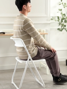 Conference Folding Chair Home Computer Leisure Seat Simple Office Back Chair