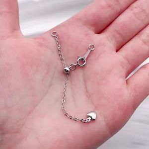 1Pcs Bracelet Accessories Metal Adjustable Extension Chains Bracelet Connectors For DIY Necklace Jewelry Making Supplies