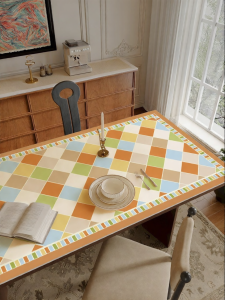 ZTION | Vintage Luxury Waterproof Oil Resistant Heatproof No-Wash Table Protector
