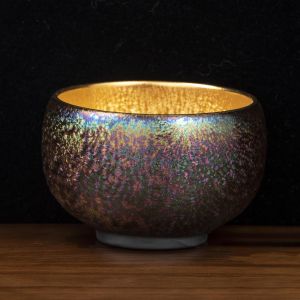 Colorful Sparkling Star River Kiln Change Tea Cup Owner Cup High End Personal Dedicated Tea Cup Tianmu Zen Tea Cup