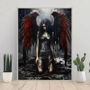 500 1000 1200 2000pcs Jigsaw Puzzle Fallen Angel Women Dark Fantasy Art For Adults Handwork Family Fun Brain Teaser Gift