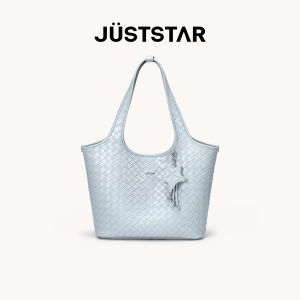 Just Star | Silver Commuter Multifunctional Large Capacity Handbag