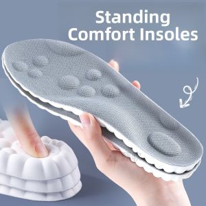 XIANZHAO | Mens Thick High-Elastic Shock-Absorbing Comfortable Anti-Pain Insoles