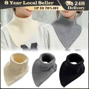 New Fashion Autumn Winter Knitted Fake Collar Scarf Women Warm Turtleneck Neck Warmer Detachable Winter Warm Windproof Scarf