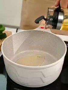 WMEDIA Panci 3D Granite Coating 20cm Dengan Tutup Kaca / Milk Pot Saucepan Serbaguna 3D + Tutup Kaca / Panci Serbaguna