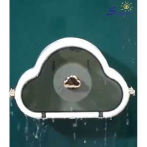 Rak Gantung Tempet Tisue Kotak Tissue Kamar Mandi Organize Estetik Box Awan