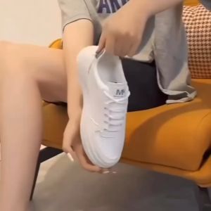 Sepatu sneakers wanita sepatu putih wanita korean sepatu casual wanita sepatu kekinian cewek terbaru