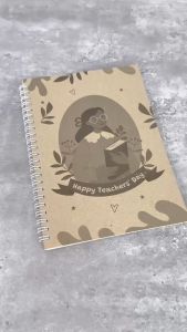 A5 Teachers Day Hari Guru 100 Pages Blank/Lined Notebook Buku Nota Hadiah Hari Guru Best Teacher’s Day Gift