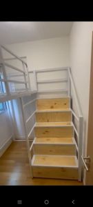 Customize loft bed /single/super single/queen/king size loft bed customize