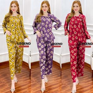 ONE SET SETELAN WANITA RAYON TIE DYE PIYAMA/ SATU SET BAJU DAN CELANA WANITA DEWASA MOTIF KEKINIAN
