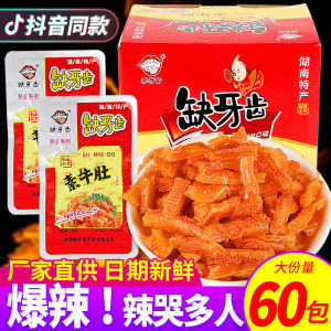 Spicy Tofu Beef Snack Large Pack Vegetarian Edamame Tofu Snack Hunan Special Product Boxed Packaging 18g Net Weight