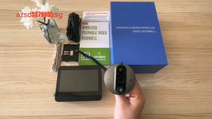Tuya Smart APP WiFi Video Door Bell wireless door bell with camera home smart doorbell Peephole door bell